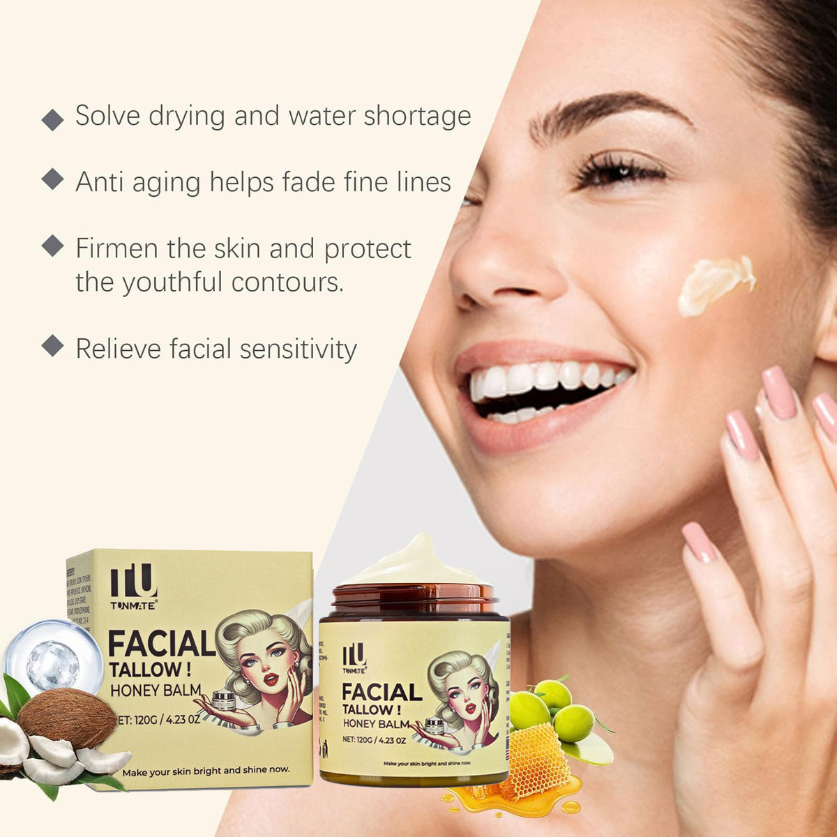 Honey Paste for Body Care 120g Natural Moisturizer