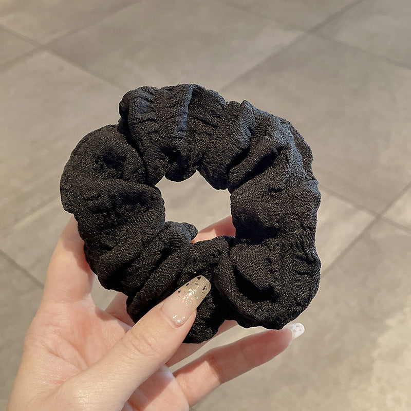 Winter Plush Pork Intestine Hair Ring - Colorful Hair Accessory for Women