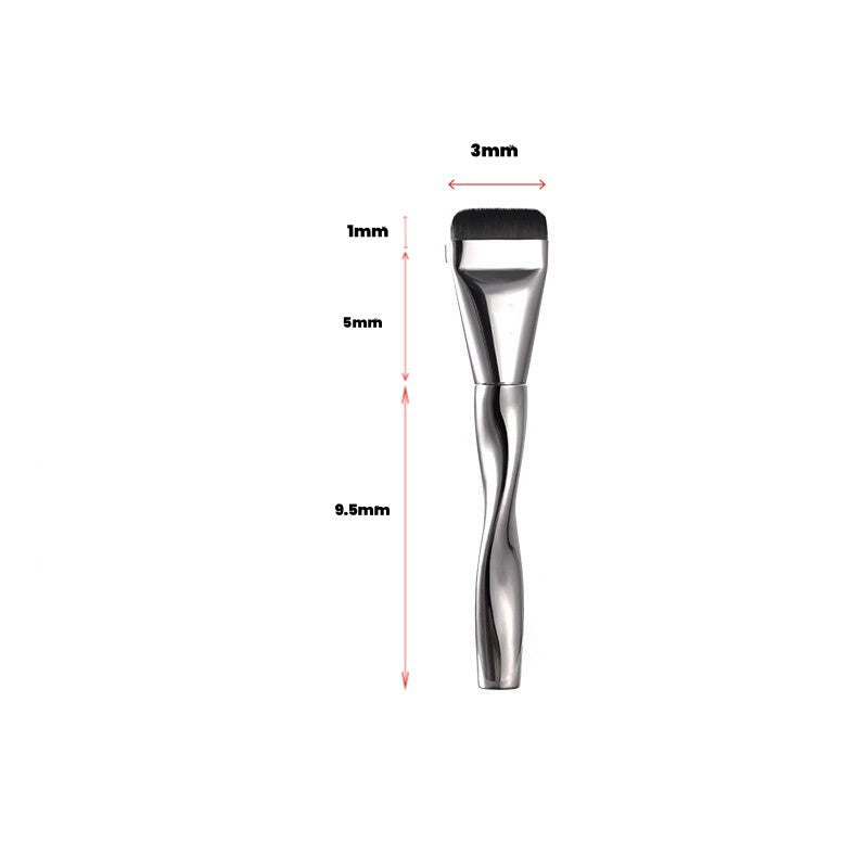 Powder Foundation Brush - Spiral One-Shaped Makeup Tool for Face Application