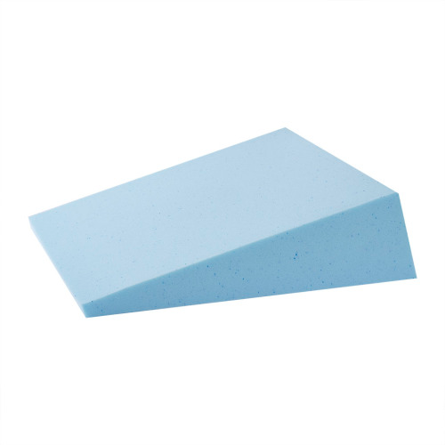 Wedge Pillow - White Polyester Bed Support Cushion