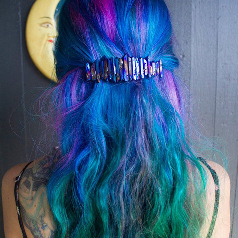 Multicolor Crystal Spring Hair Clip