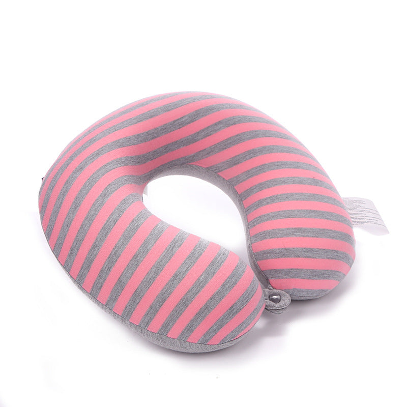 U-Shaped Memory Foam Pillow for Back and Neck Support - Slow Recovery Elasticity