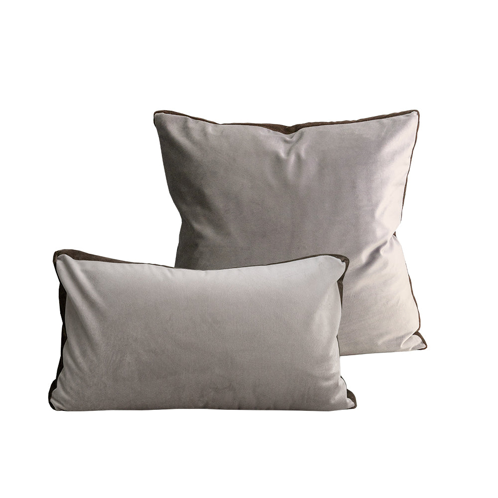 Grey Velvet Pillowcase 45x45cm Nordic Style Cushion Cover Home Decor