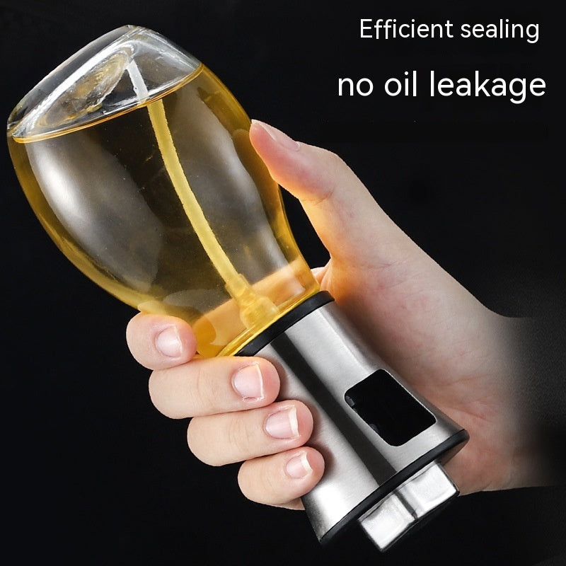 Stainless Steel Oil Dispenser Bottle - Kitchen Oil Control Spray 200ML