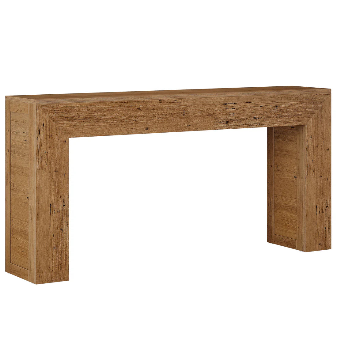 Rustic Console Table - Practical Entryway Sofa Table - Brown
