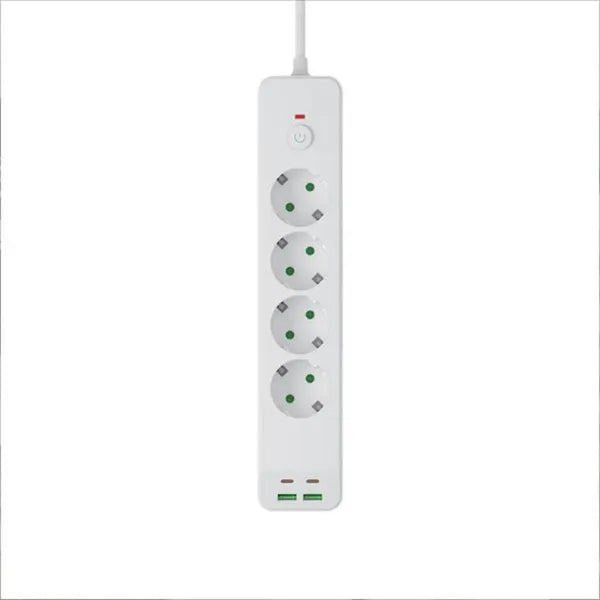 Power Strip with 2 USB-A, 2 USB-C Ports, Surge Protection, Extender — Hand Tools