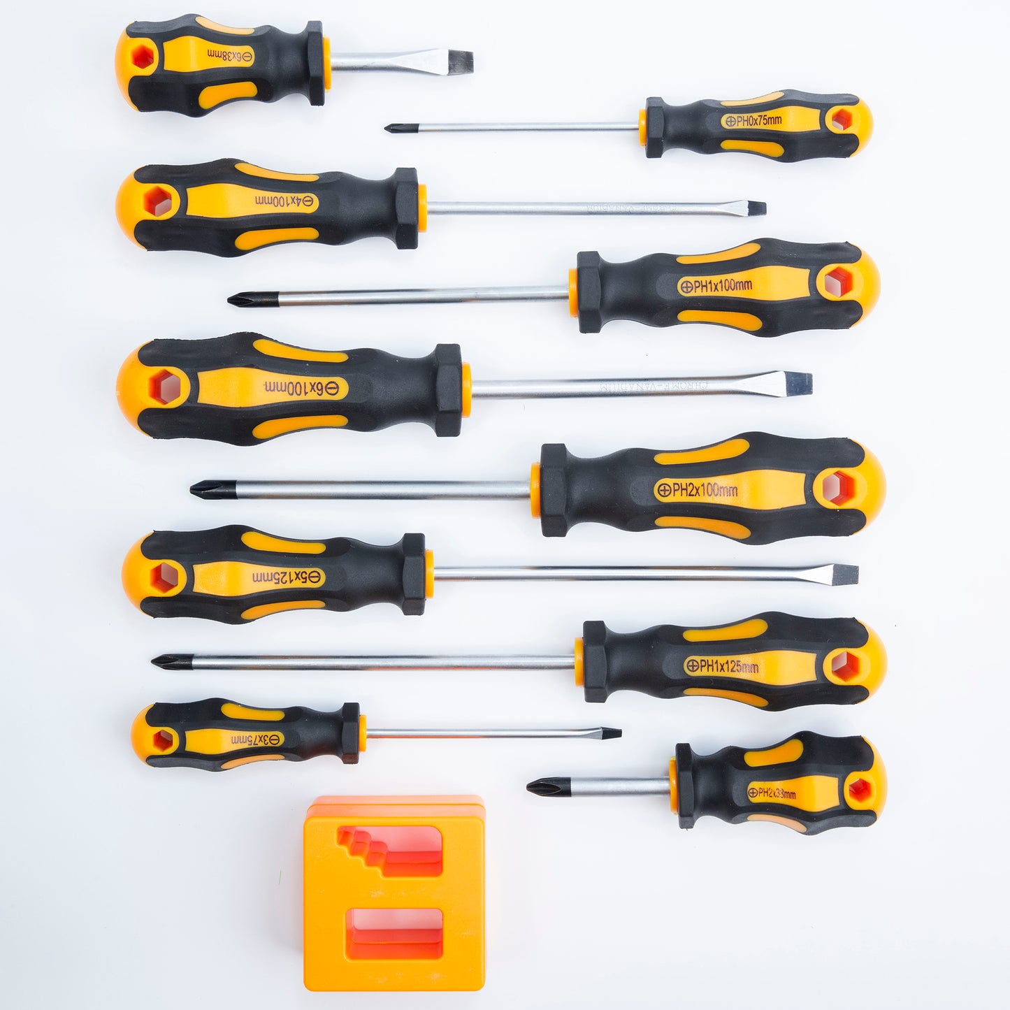 10-Piece Screwdriver Set 3-6 Inch Household Hand Tools