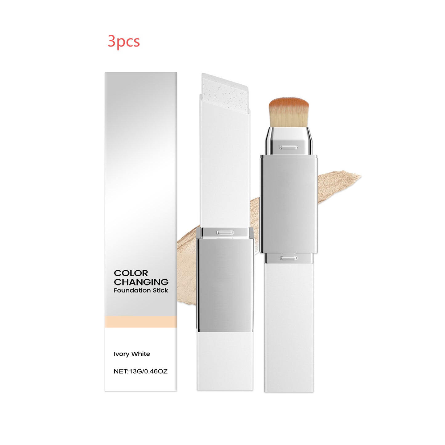 Non-Stick Powder Foundation Stick for External Use - Multiple Shades