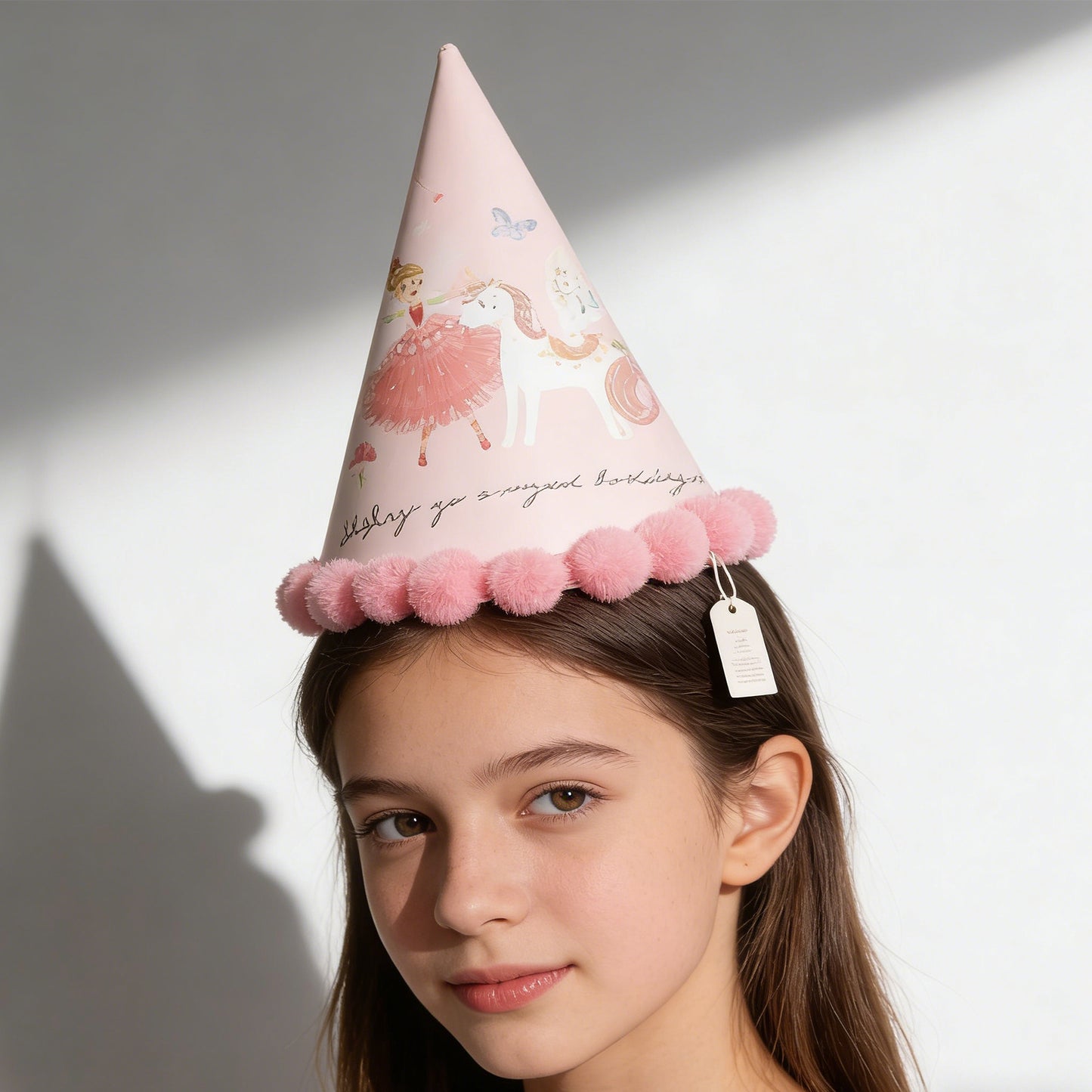 Cartoon Party Hats - Set of 6 Colorful Designs