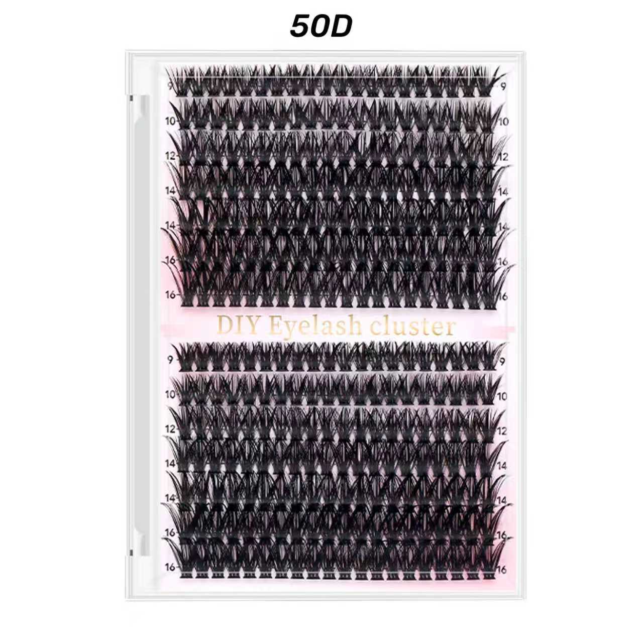 DIY Lash Extension Kit - 280pcs Individual D Curl Cluster Eyelashes