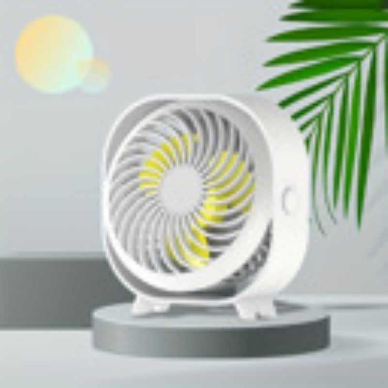 Rechargeable Desktop Mini Fan - Portable Quiet Office & Dorm Room Cooler