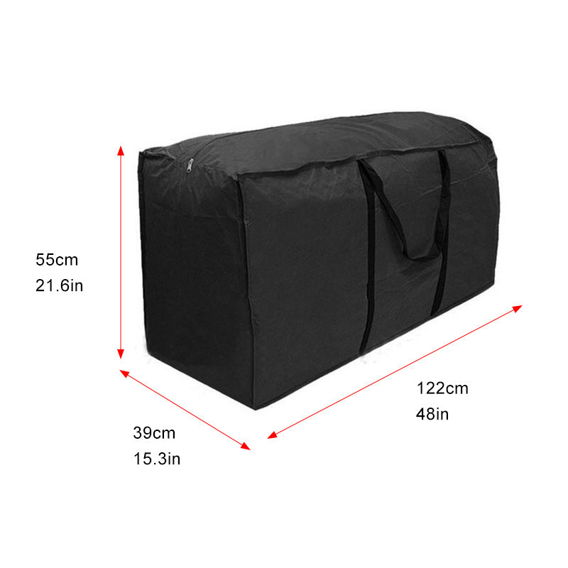 Outdoor Furniture Cushion Bag - Waterproof Oxford Cloth Storage Cover