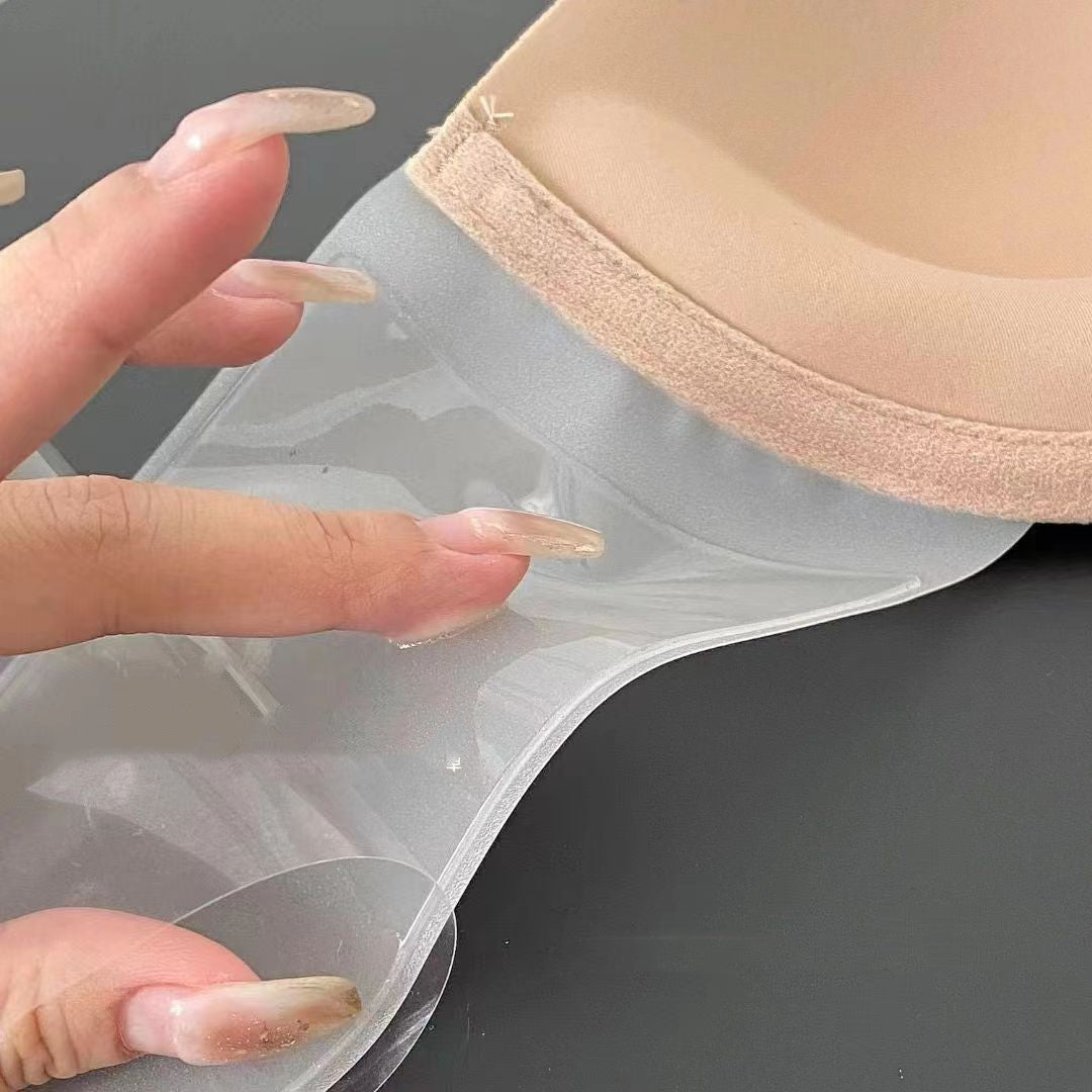 Invisible Strapless Push Up Bra - Non-Slip Chest Pads
