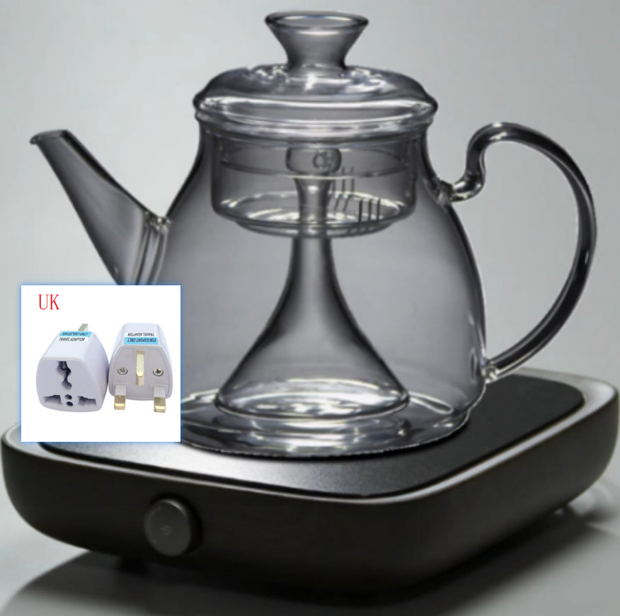 Large Capacity Glass Steam Teapot for Home Brewing - 1.5L