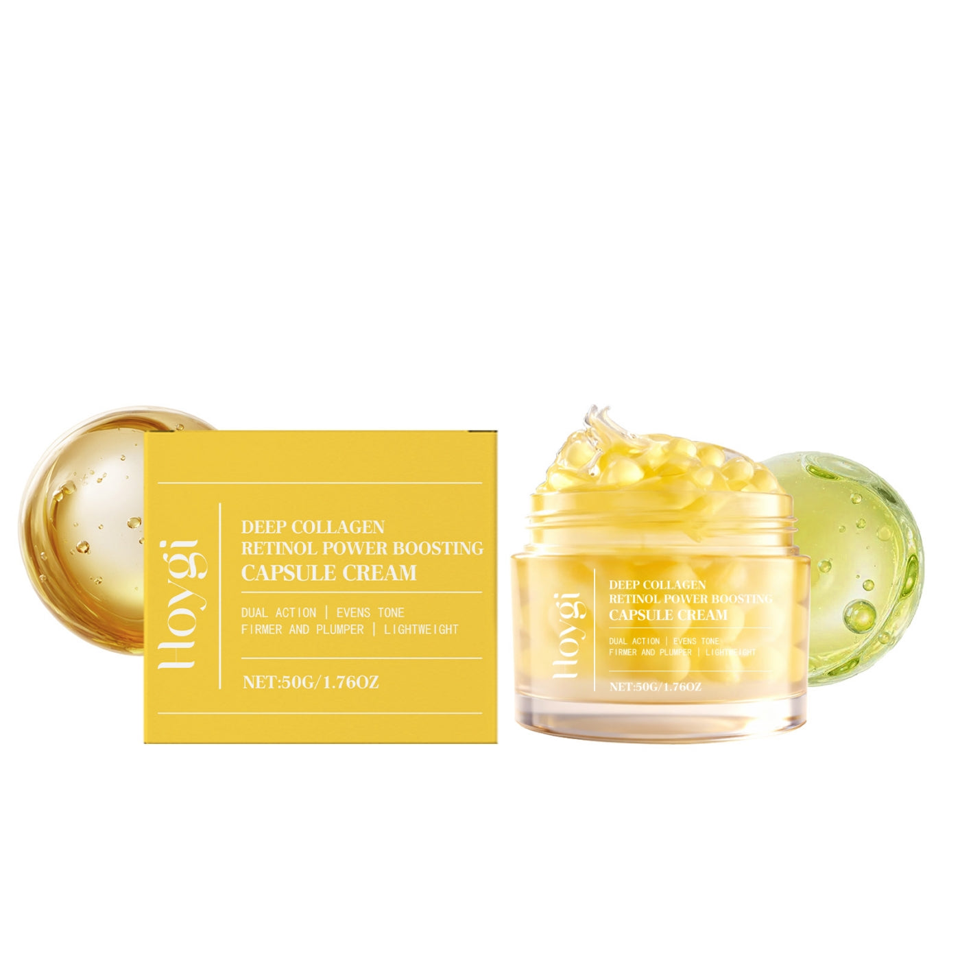 Collagen Firming Face Cream 50g - Anti-Aging Skin Care with Hyaluronic Acid & Retinol