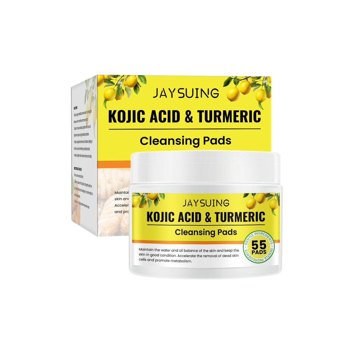 Turmeric Curcumin Acid Cleansing Pad