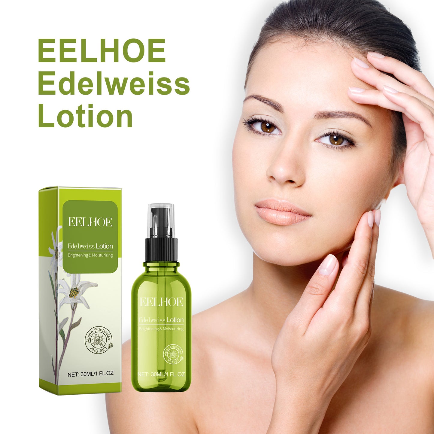 Edelweiss Brightening Face Lotion - Moisturizing Skin Care for Youthful Glow