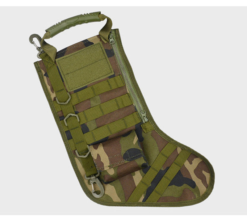 Military Christmas Stockings Bag Outdoor Hanging Ornament - Festive & Party Supplies