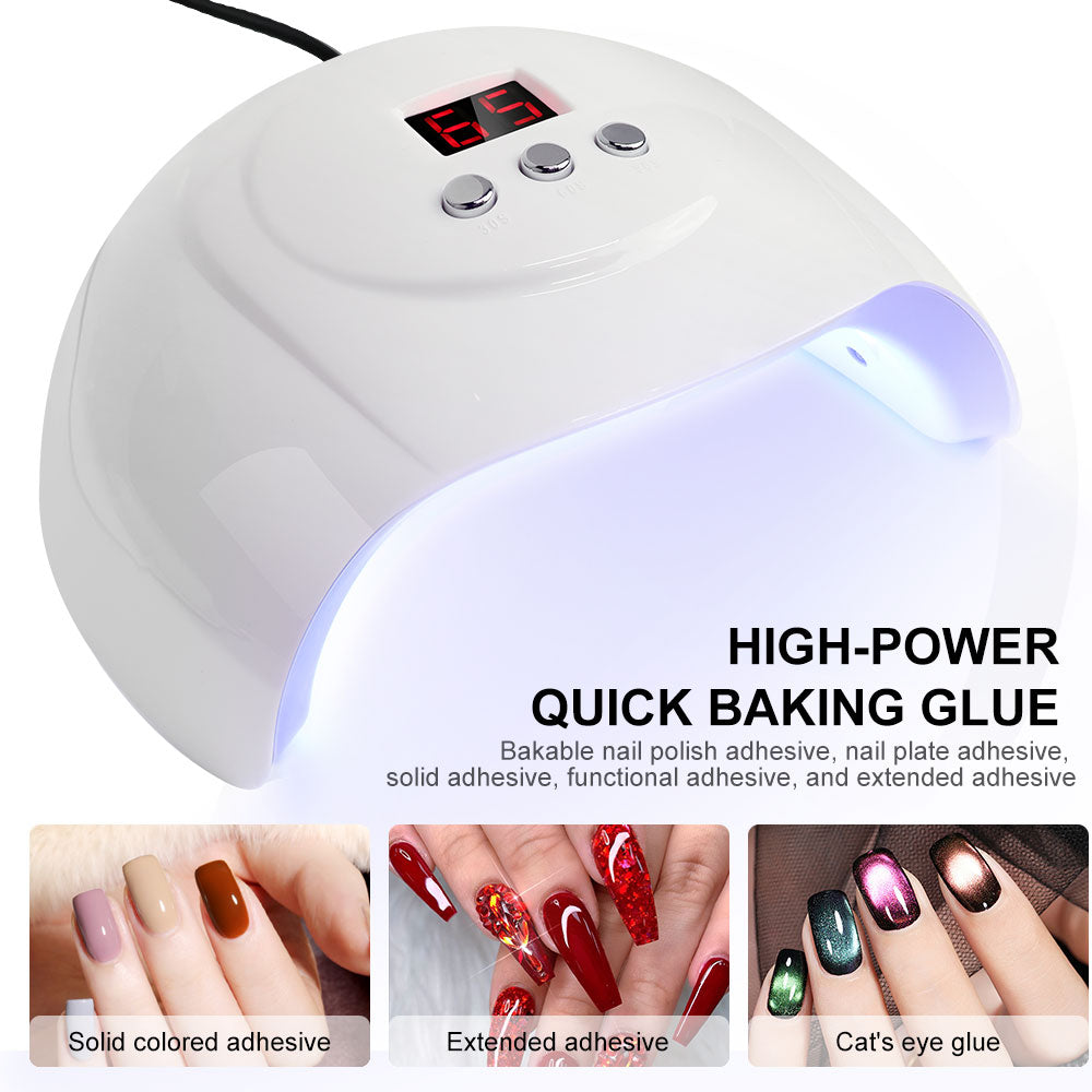 Professional UV LED Nail Lamp for Gel Polish - 24 LED Beads, 3 Timers (S5)