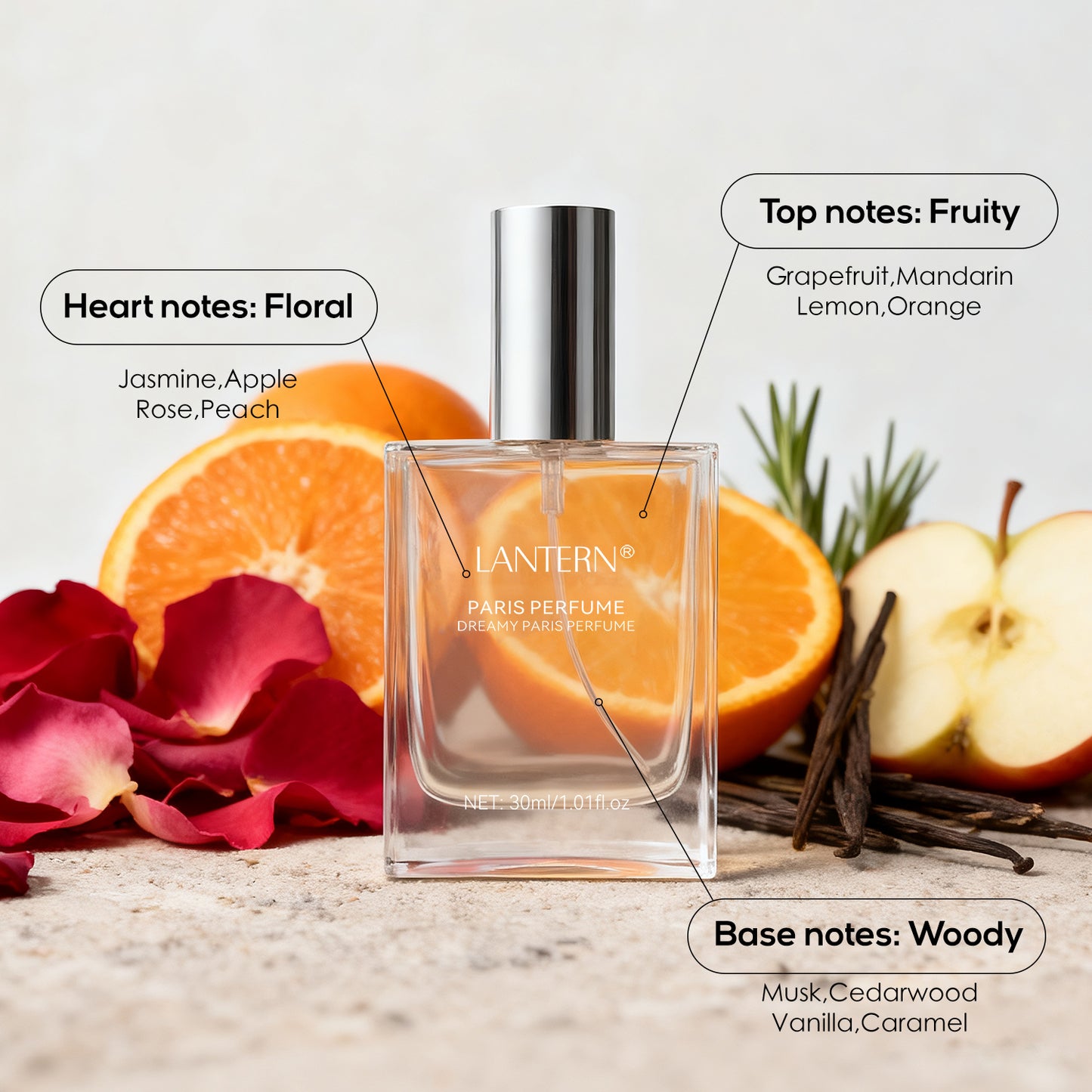 Dreamy Paris Perfume - Long Lasting Floral Fragrance 30ml