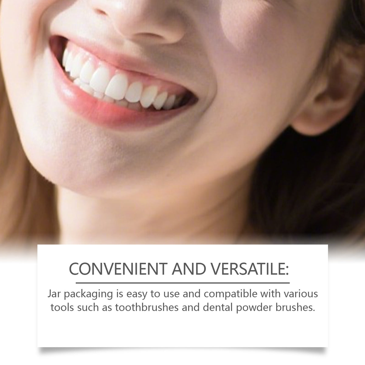 White Tooth Powder for Stain Removal 50g - Oral Care &