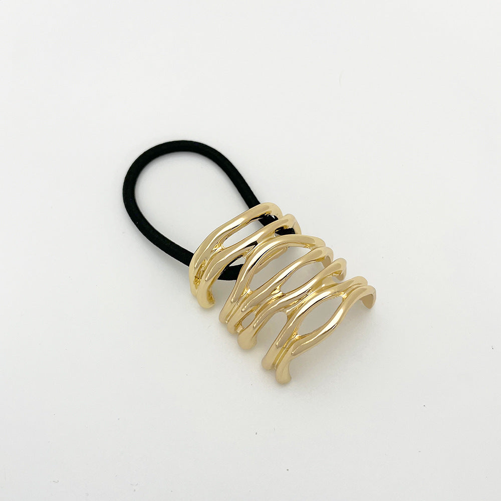 Alloy Ponytail Hair Rope - Simple Style