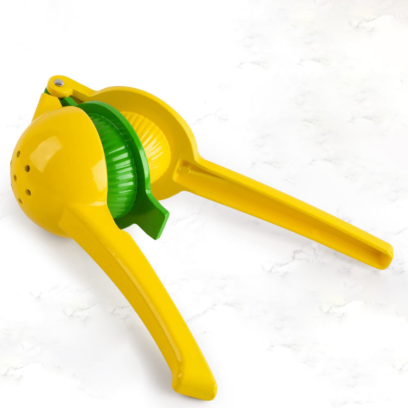 Metal 2-in-1 Lemon Squeezer - Sturdy Hand Juicer for Citrus