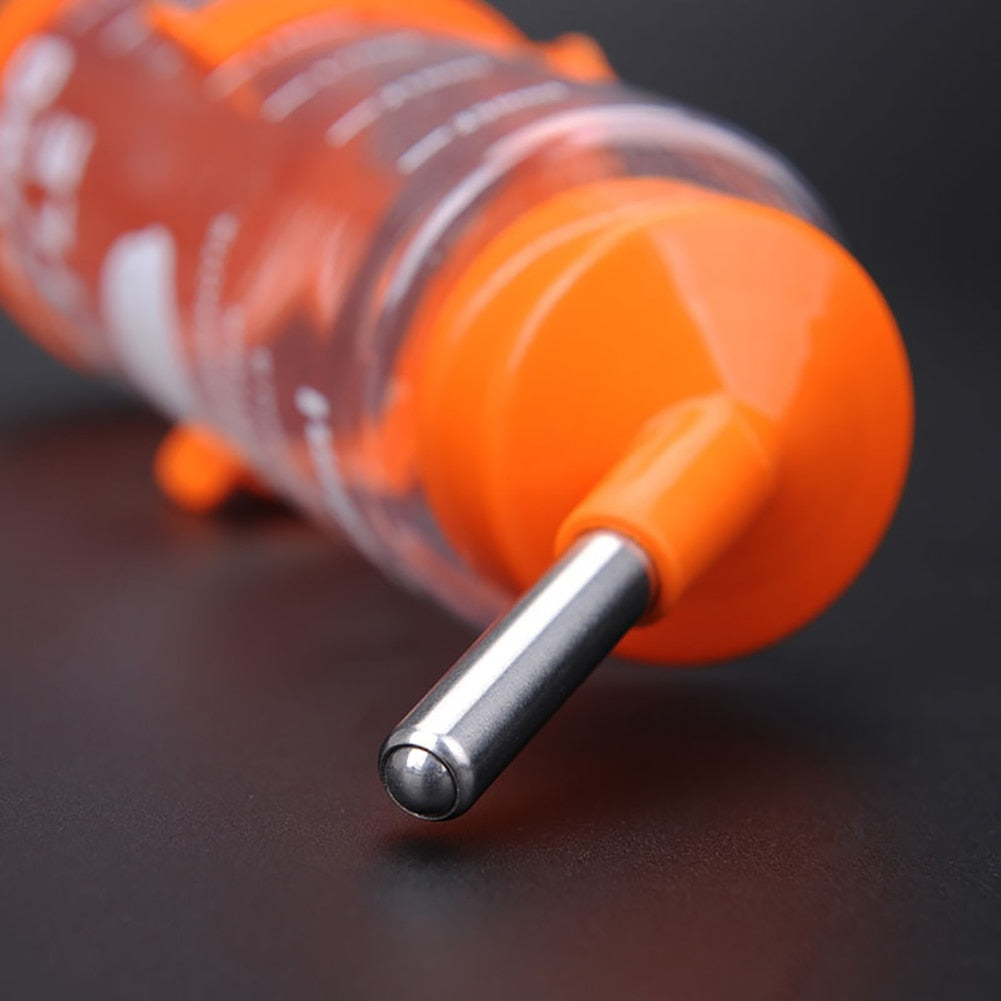 Small Pet Hamster Water Bottle 250ML Plastic Drinking Dispenser with Leak-Proof Design