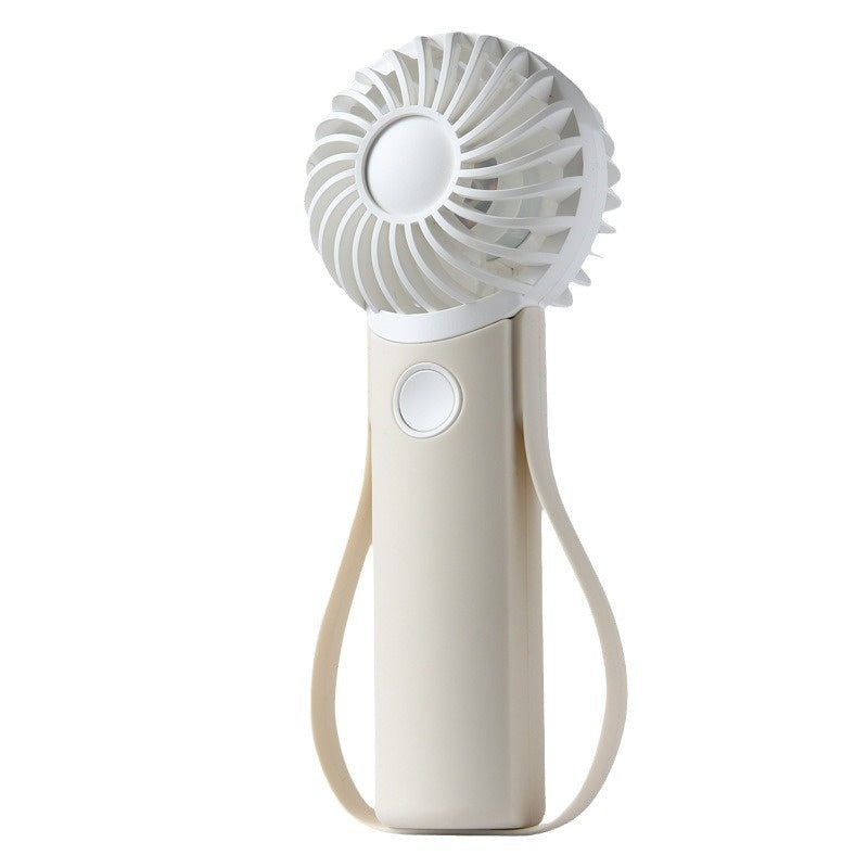 Portable Handheld Fan with Silicone Handle, USB Powered, Quiet Operation