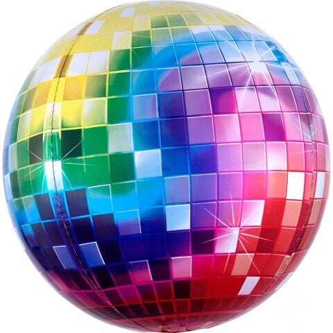 Wedding Party 4D Aluminum Film Balloon Laser Disco Ball Set - 18-40 Inch Variants