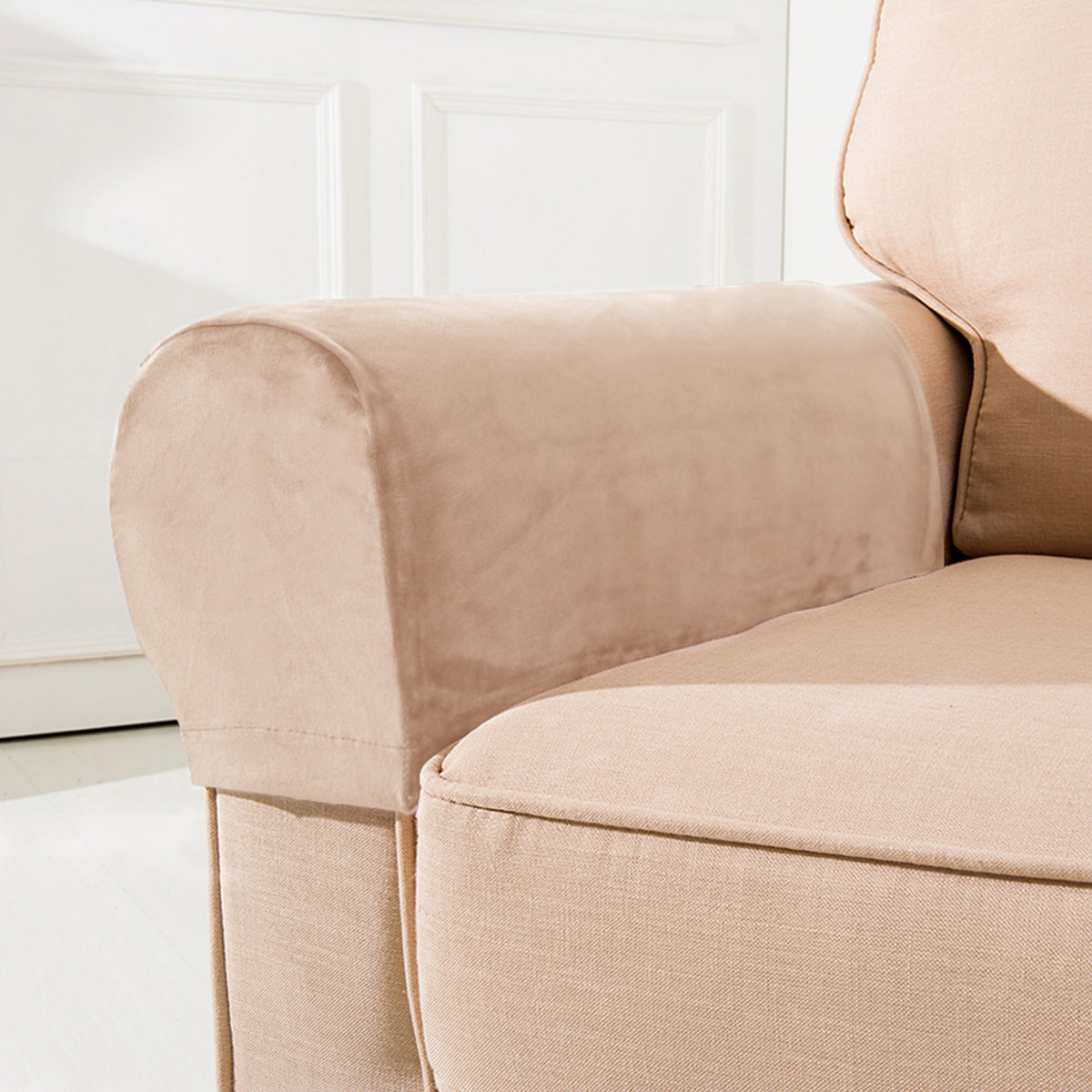 Velvet Sofa Hand Rail Cover 2-Piece All-Inclusive Protective Slipcover