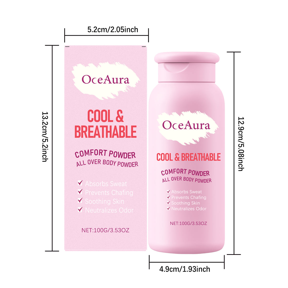 Dry and Refreshing Body Powder - 100g