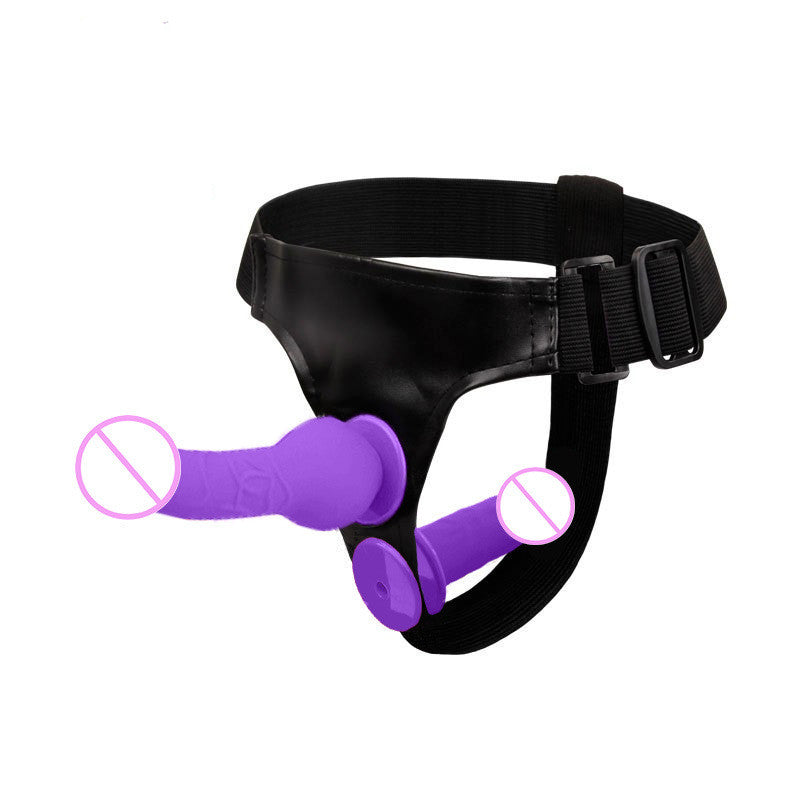 Silicone Adult Wellness Wearable Penis - Double Headed, Multiple Colors