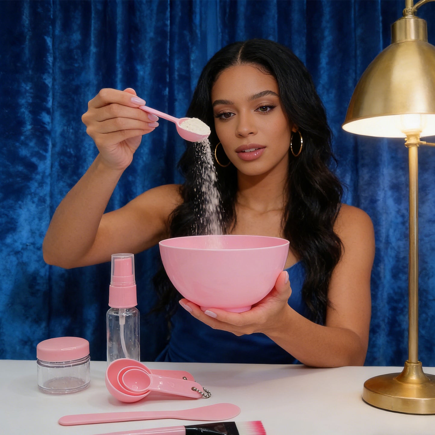 Facial Mask Mixing Bowl for Skincare DIY and Cosmetic Blending