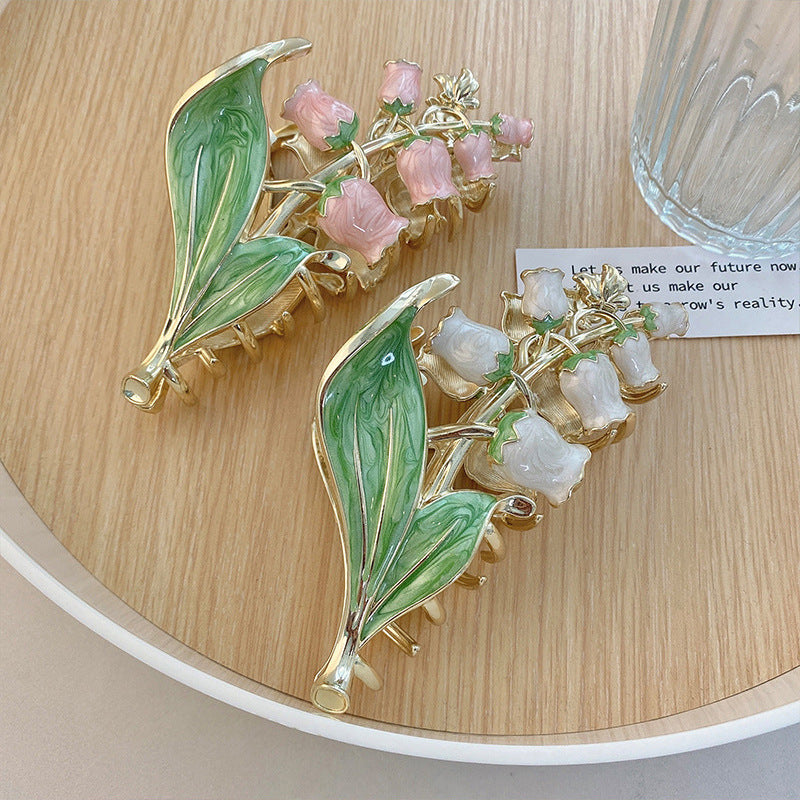Women's Lily Of The Valley Hair Clip Large