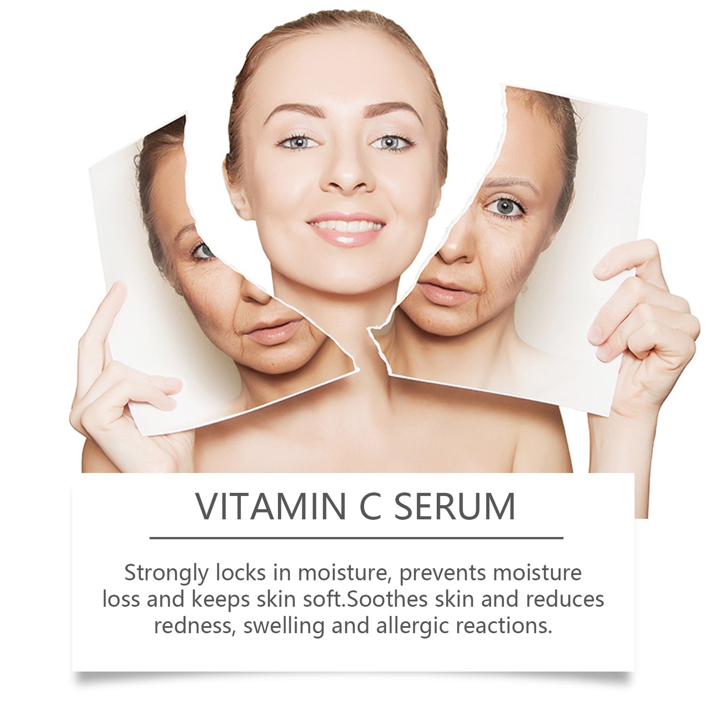 Vitamin C Brightening Face Serum - Dark Spot Corrector & Hydrating Essence