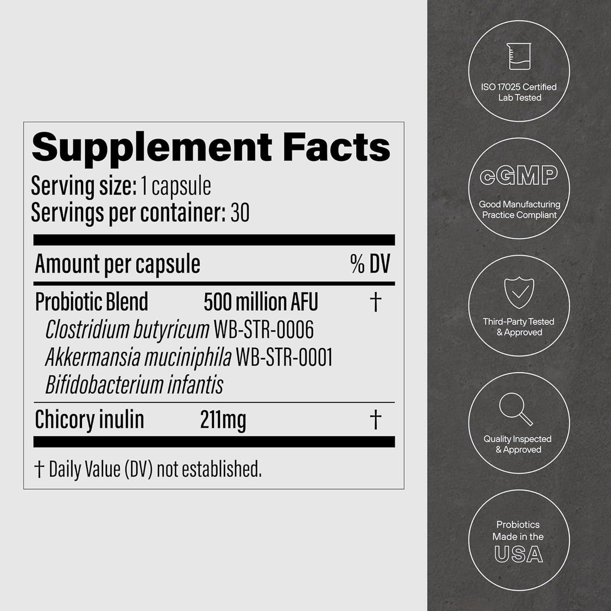 Probiotic Capsules with Ginseng
