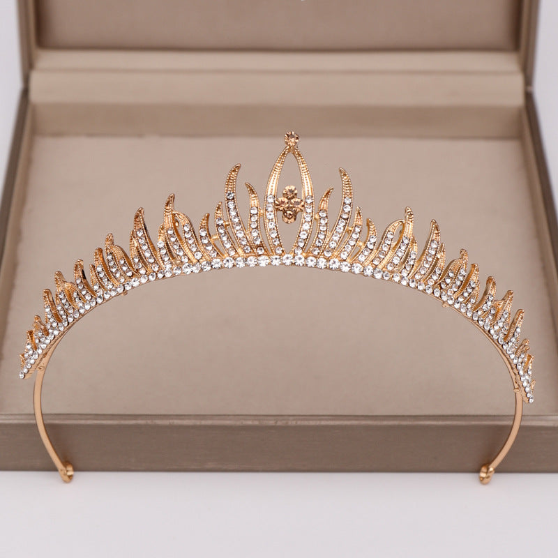 Children's Crown Headband - Diamond-Encrusted Hair Accessory