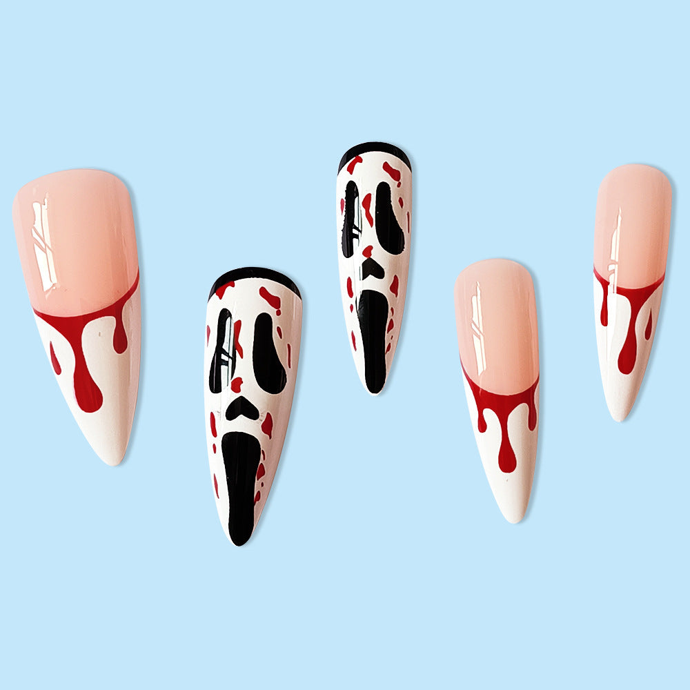 Nail Art Kit with Glue and Color Variants - 24 Nail Polish Tablets & Accessories