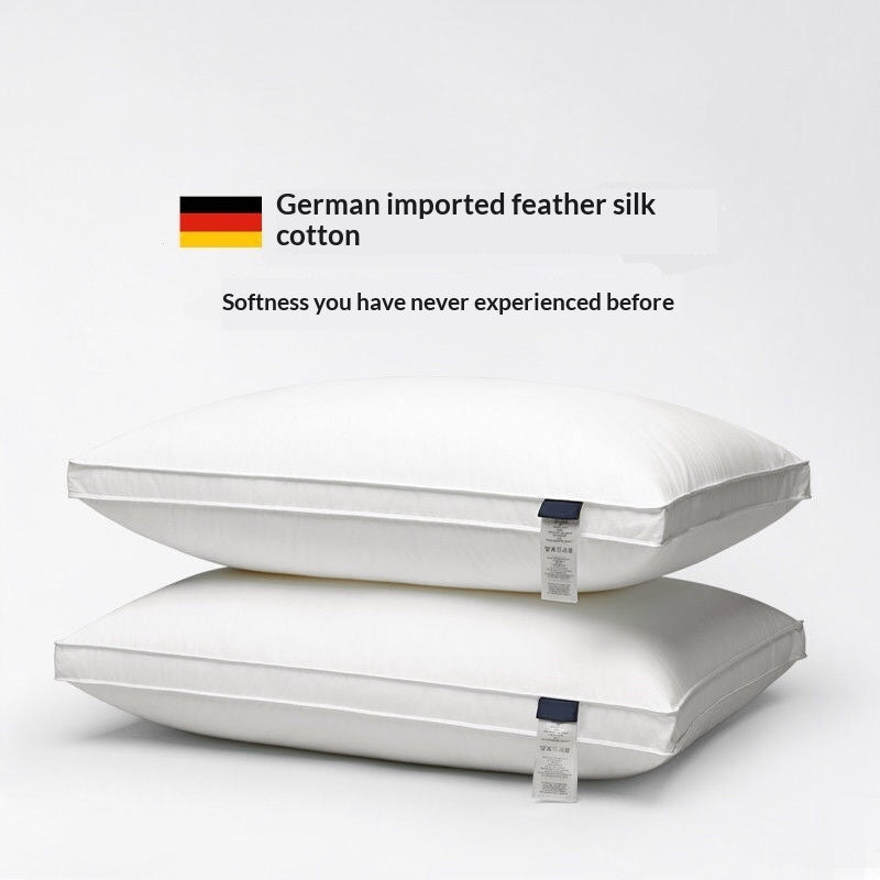 Hotel-Style Brushed Cervical Support Pillows for Better Sleep - Multiple Sizes & Quantities