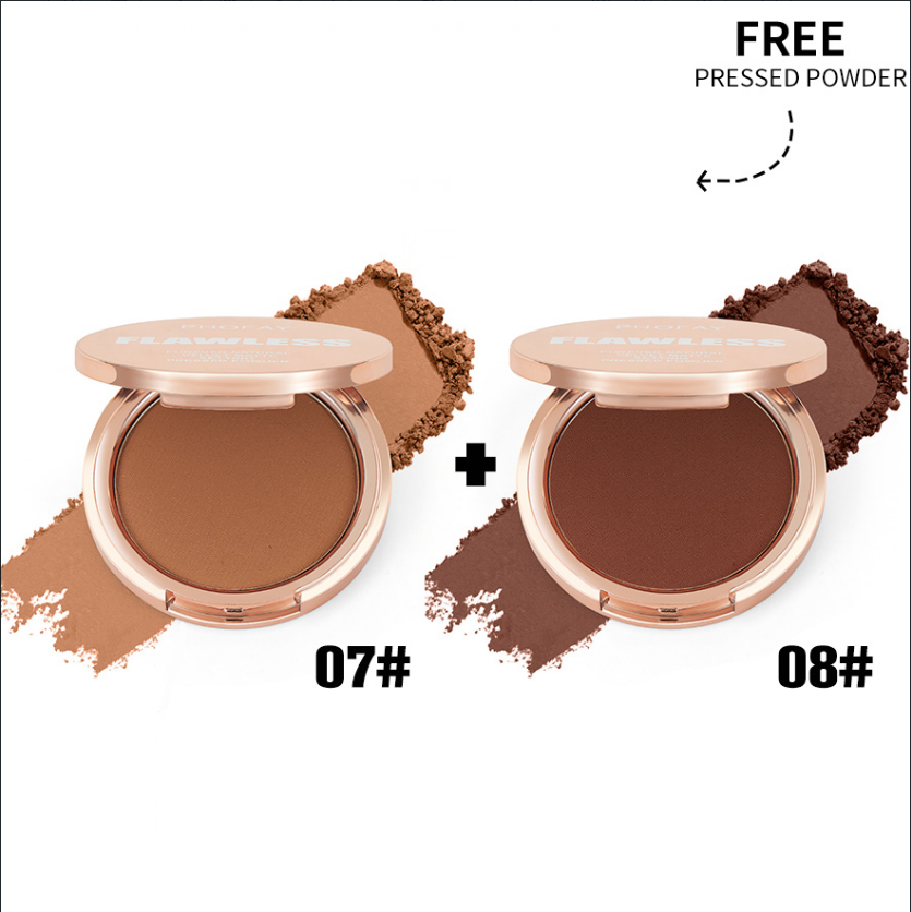 Matte Pressed Setting Powder - Oil Control Face Makeup