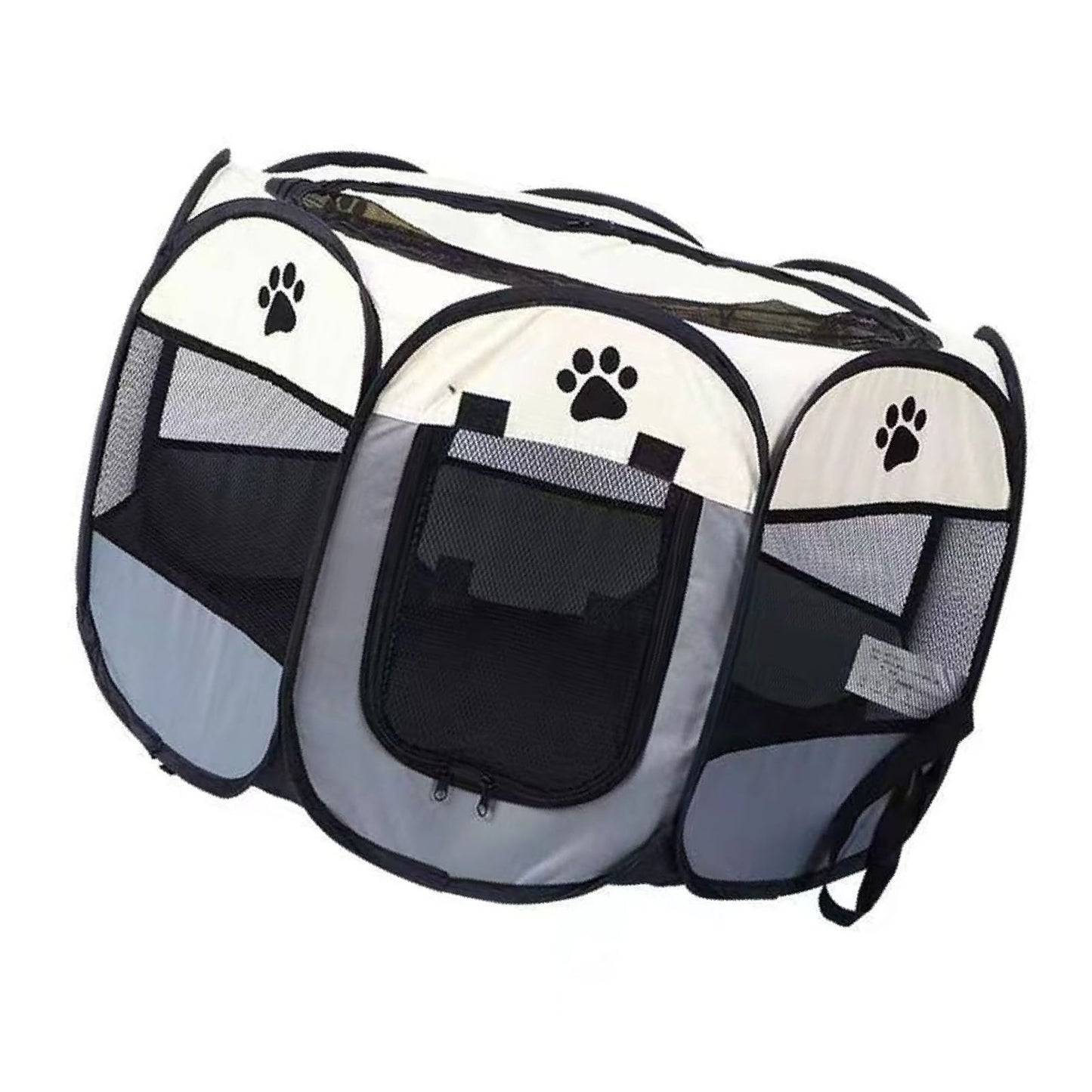 Portable Soft Dog & Cat Crate with Breathable Mesh, Foldable & Easy to Clean, 91cm