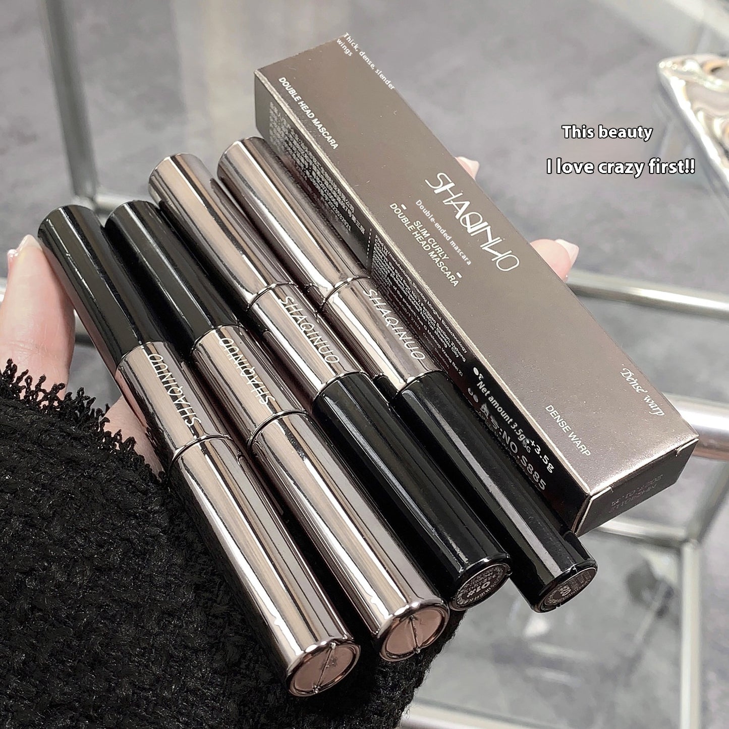 Long Curling Double-Headed Mascara for Long, Voluminous Lashes