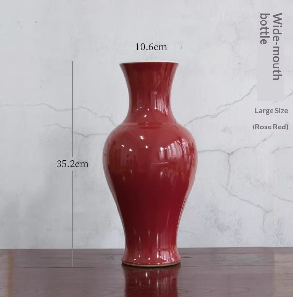 Ceramic Flower Vase for Floral Arrangements - Multiple Styles & Sizes