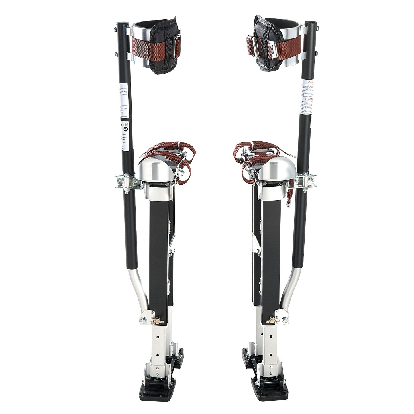 Adjustable Aluminum Drywall Stilts 16.1–24.1 In Load Capacity 228 Lbs Non-Slip Feet