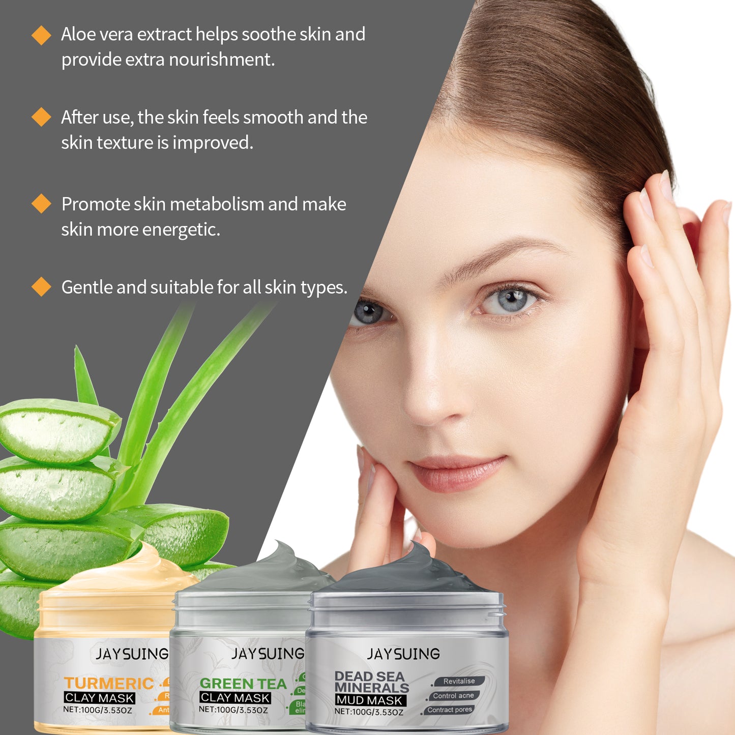 Green Tea Facial Mud Mask - Pore Cleansing & Oil Control Skincare