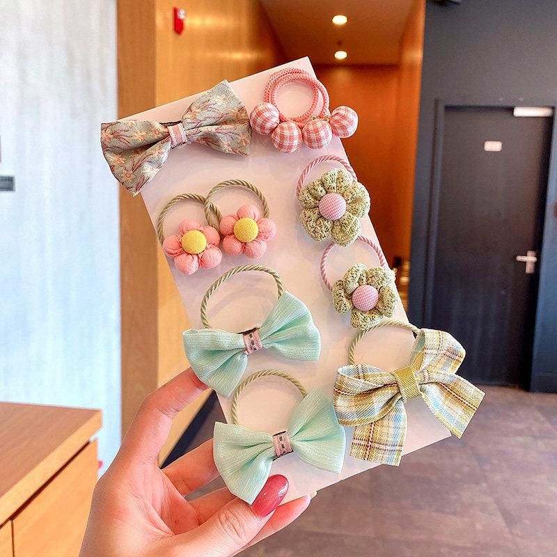 Children's Hair Accessories Head Flower Princess Hairpin Set for Girls