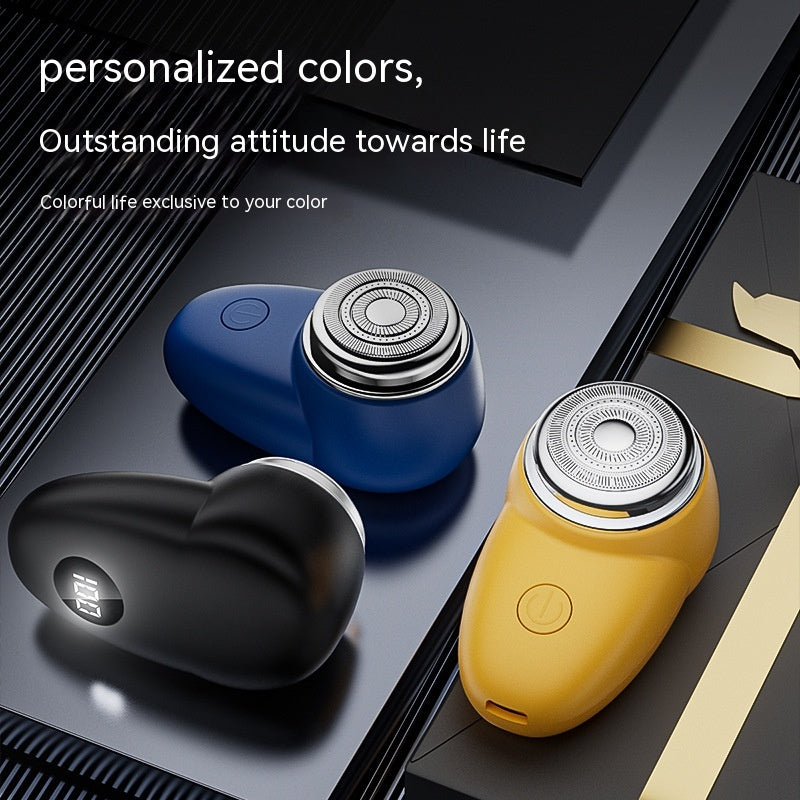 Rechargeable Electric Shaver with Floating Cutter Head