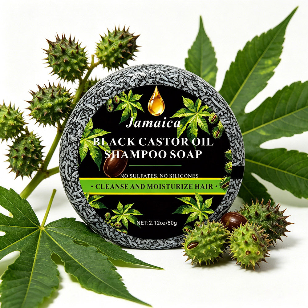 Jamaican Black Castor Oil Shampoo Bar for Hair & Body Care 60g