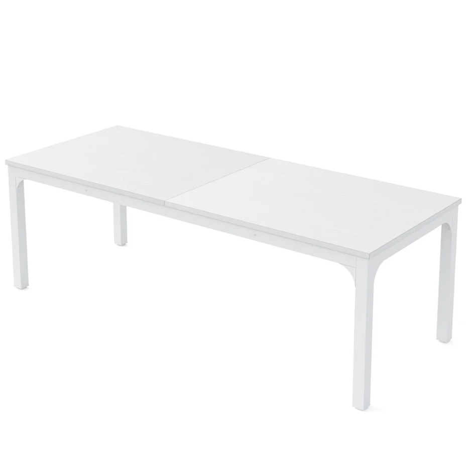 Dual Workspace Desk - Rectangle Computer Desk for Home Office